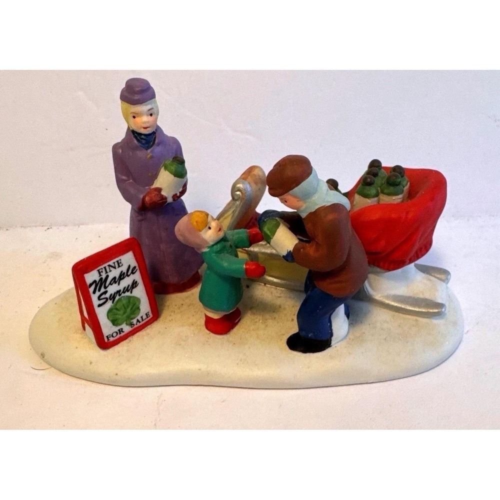 Vintage LEMAX VILLAGE COLLECTION PORCELAIN MAPLE SEASON #73222 1997